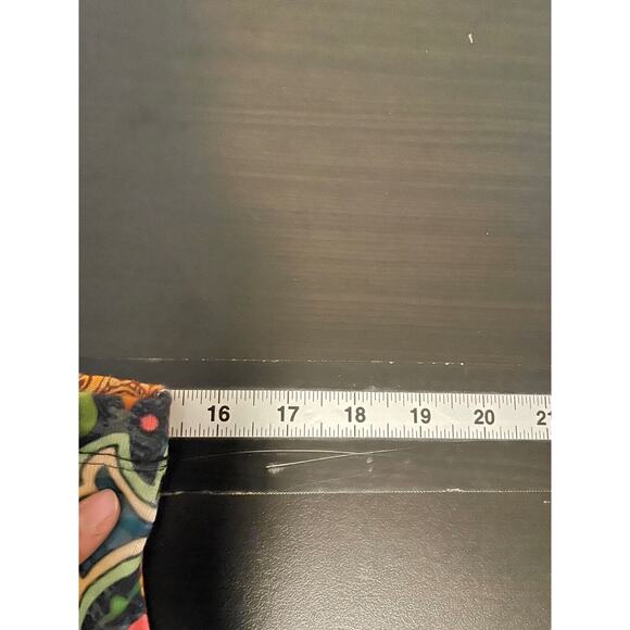 Amma Design Womens Skirt Small Mixed Media Asymmetric Hem Pull On Stretch Boho - Picture 5 of 7